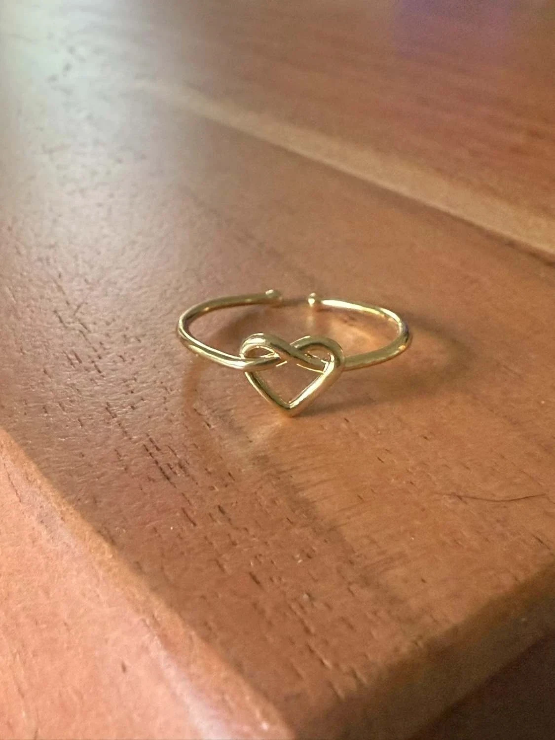 Bague cœur minimaliste